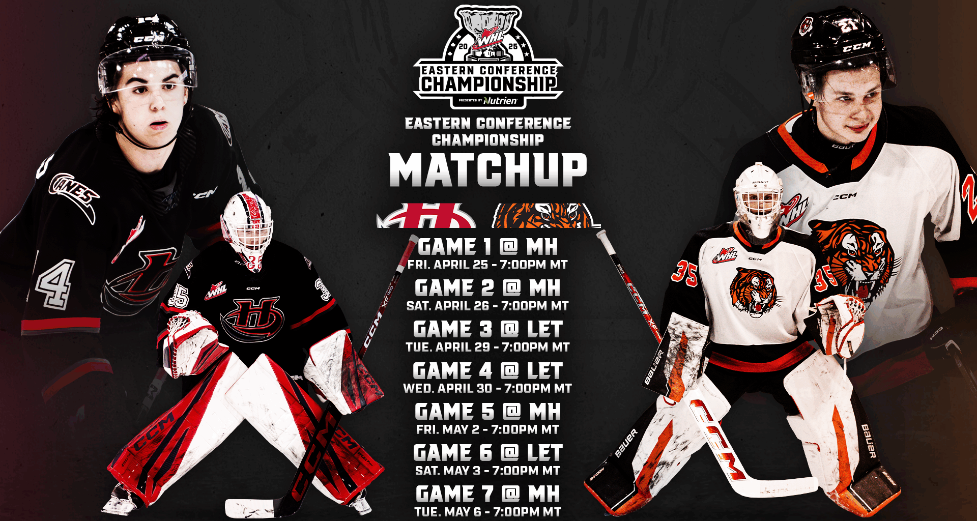 Tigers, Hurricanes gear up for Eastern Conference Championship bash