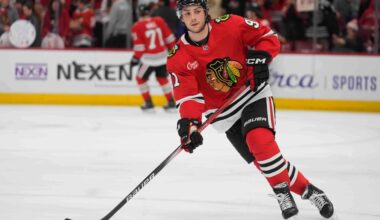 Former Michigan standout inks $46 million extension with Blackhawks after 56 NHL games