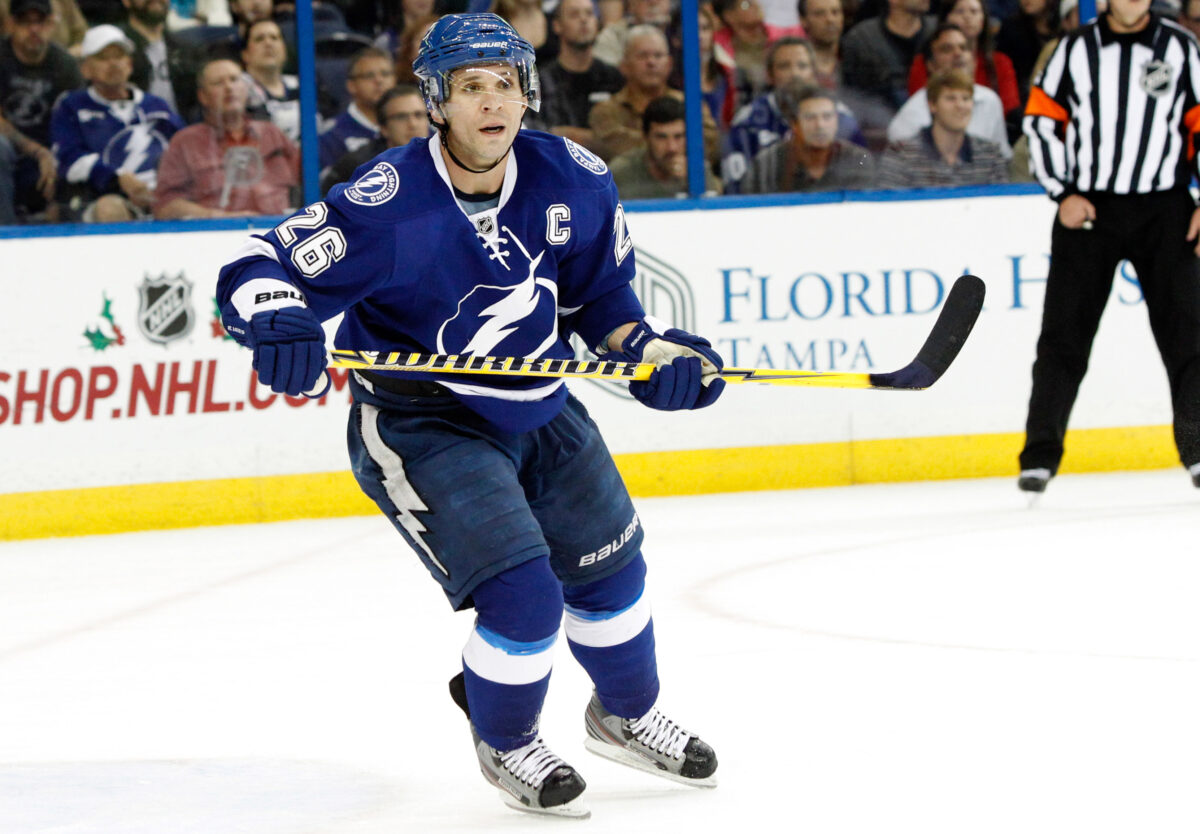 Martin St. Louis Tampa Bay Lightning