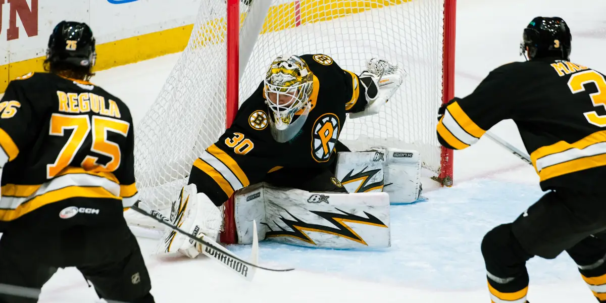 Providence Bruins goaltender Michael DiPietro #30