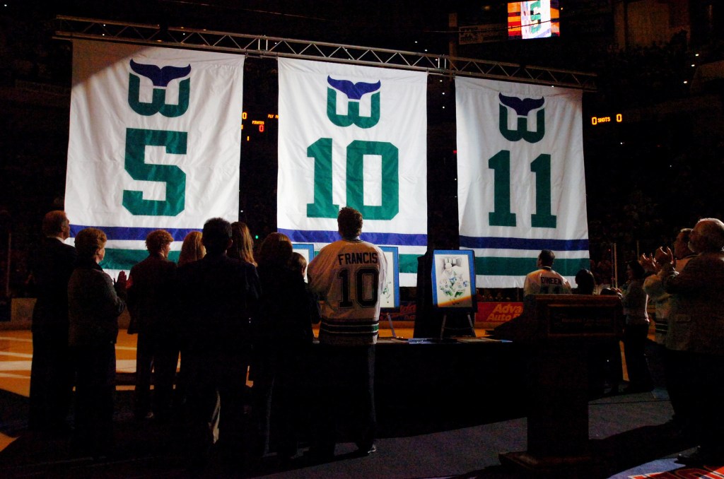 The Carolina Whalers? Fan are only thinking of Hartford.