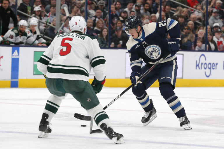 Patrik Laine, Minnesota Wild at Columbus Blue Jackets