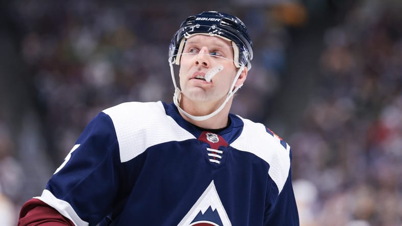New Minnesota Wild defenseman, Jack Johnson - Nashville Predators at Colorado Avalanche