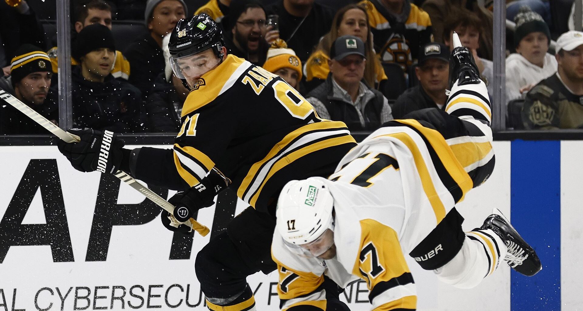 How Bruins' Nikita Zadorov Addressed Spat With Penguins Star