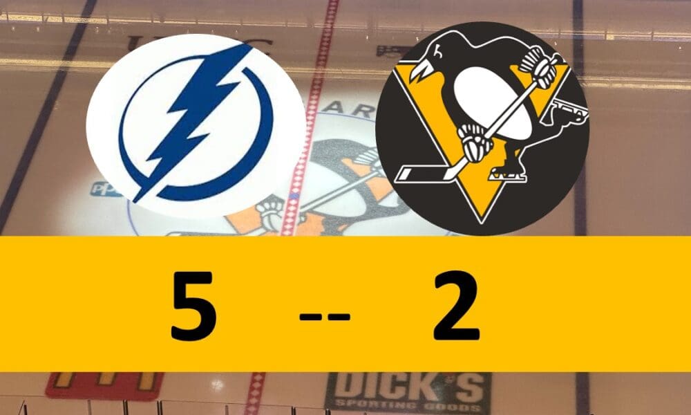Better Effort, Similar Outcome in Penguins' Loss to Lightning