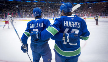 Canucks' Hughes & Garland Named to U.S. Men's Olympic Orientation Camp - The Hockey Writers - Vancouver Canucks