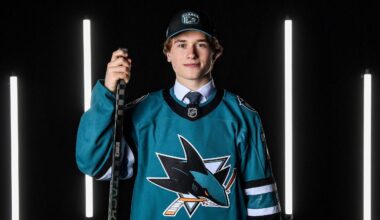 Macklin Celebrini San Jose Sharks NHL Draft...