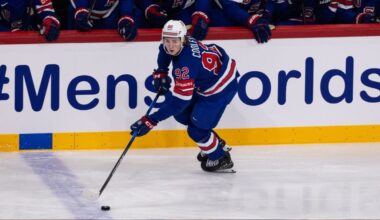 Utah Mammoth Logan Cooley, Team USA....