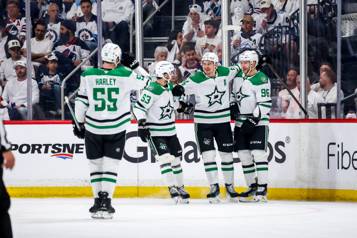Thomas Harley Wyatt Johnston Roope Hintz Mikko Rantanen Dallas Stars