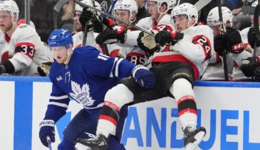 Inexperienced Senators exposed in Game 1 loss to Maple Leafs
