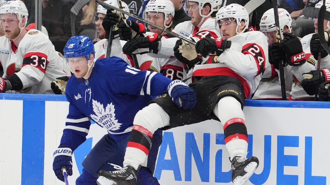 Inexperienced Senators exposed in Game 1 loss to Maple Leafs