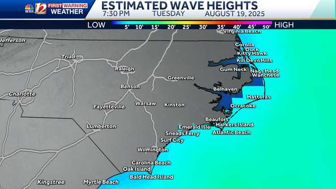 Wave Height in North Carolina, Atlantic Hurricane Season 2025, National Hurricane Center Updates, NHC, tropical activity