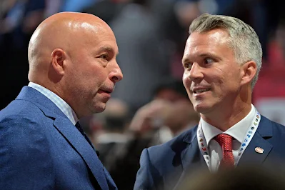 The Canadiens' duo of GM Kent Hughes & head coach Martin St. Louis do not want to move two top prospects in any trade