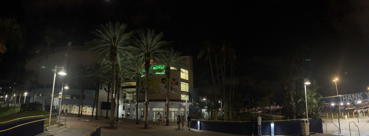 Outside Tropicana Field. May 26, 2023.