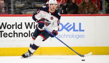 Jordan Harris's last NHL stop was with the Blue Jackets.
