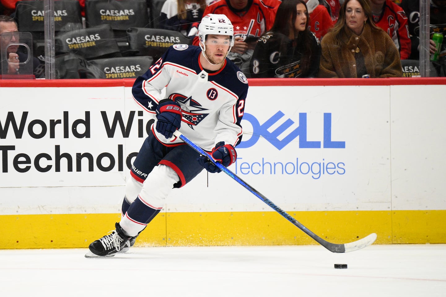 Jordan Harris's last NHL stop was with the Blue Jackets.