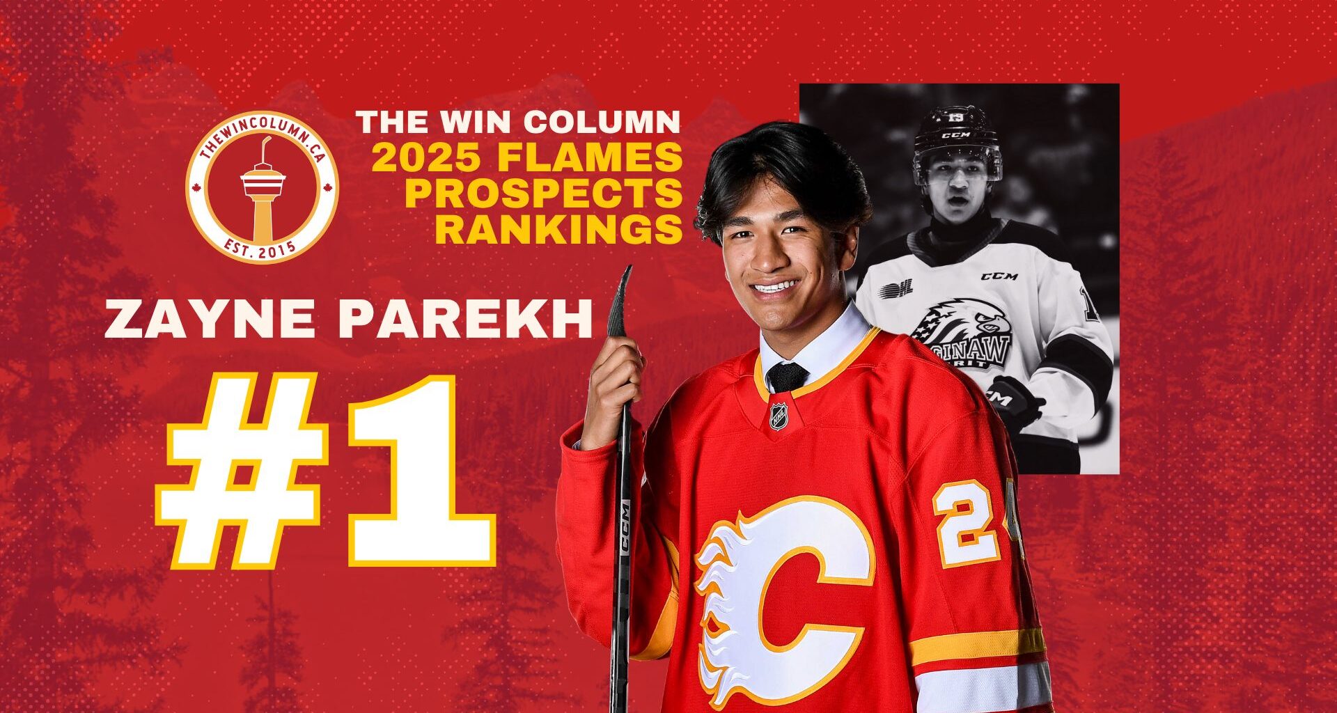 Calgary Flames 2025 Prospect Rankings: #1 Zayne Parekh