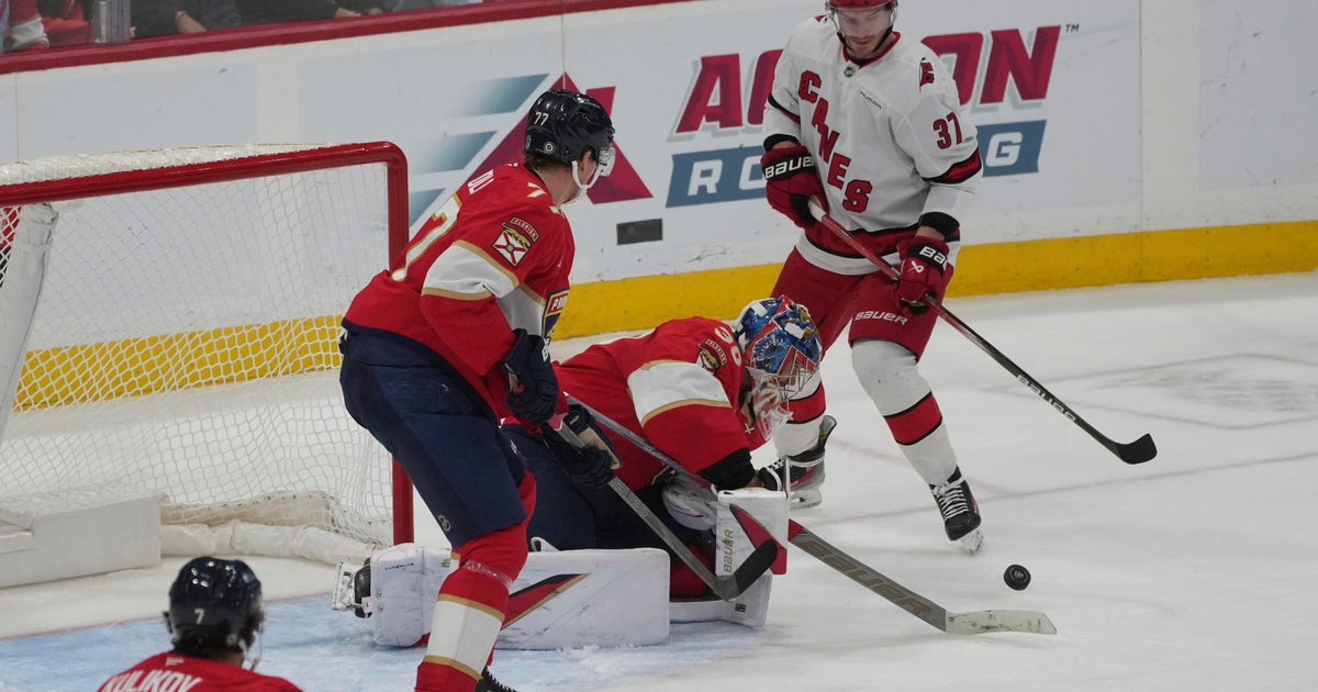 Knight stops 20 shots, Florida Panthers rolls past Carolina 6-0 for 2nd win over Hurricanes in as many days