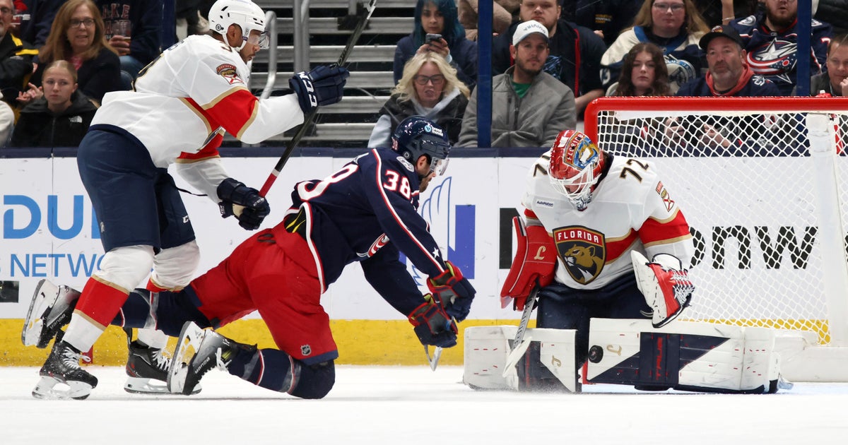 Barkov scores early in OT, Panthers edge Blue Jackets 1-0