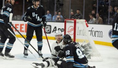 Fiala and Moore score in a 44-second span in 3rd in the Kings' 4-2 win over Utah