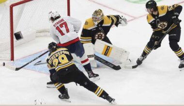 Boston Bruins sit out playoffs for first time in 9 seasons