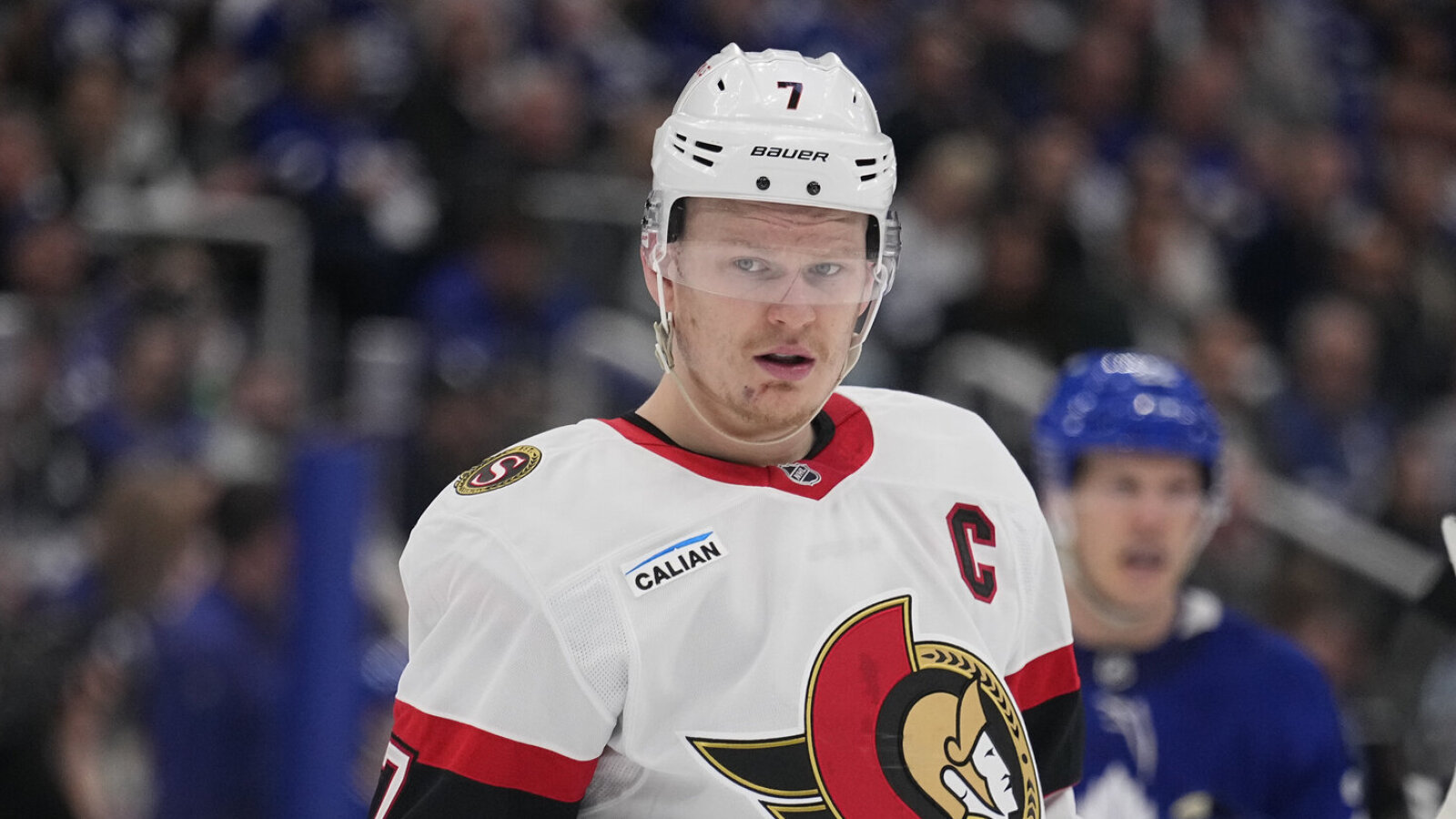 Proposed Arena Deal Puts Brady Tkachuk in Different Jersey