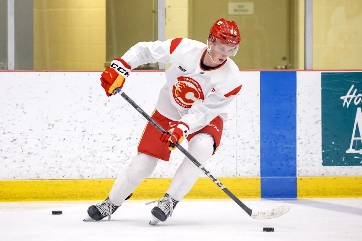 Calgary Flames draft pick Theo Stockselius has inspiring back-story, bright future