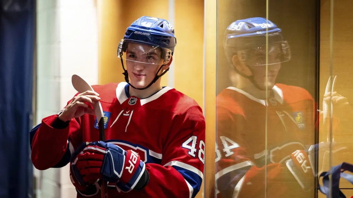Coup de circuit à Montréal: Lane Hutson remporte la loterie