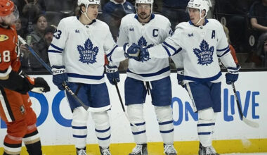 Matthew Knies keen to see who replaces Mitch Marner on Leafs top line