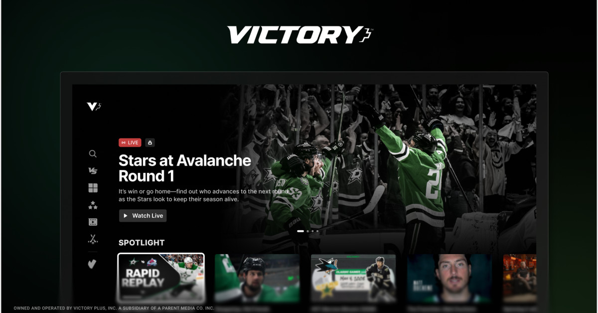 Victory+ Sees Over 200,000 viewers During Each of the First Six Games of the Dallas Stars and Colorado Avalanche Match-Up