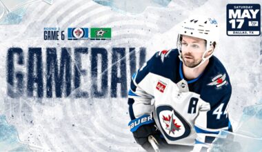 Game Information – May 17 Stanley Cup Playoffs Second Round Game 6 Winnipeg Jets at Dallas Stars