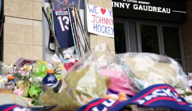 Blue Jackets remember Johnny Gaudreau for the joy he brought on and off the ice