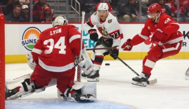 Detroit Red Wings delay start of home opener due to ALDS game