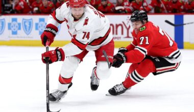 Blackhawks fall to Carolina Hurricanes in overtime