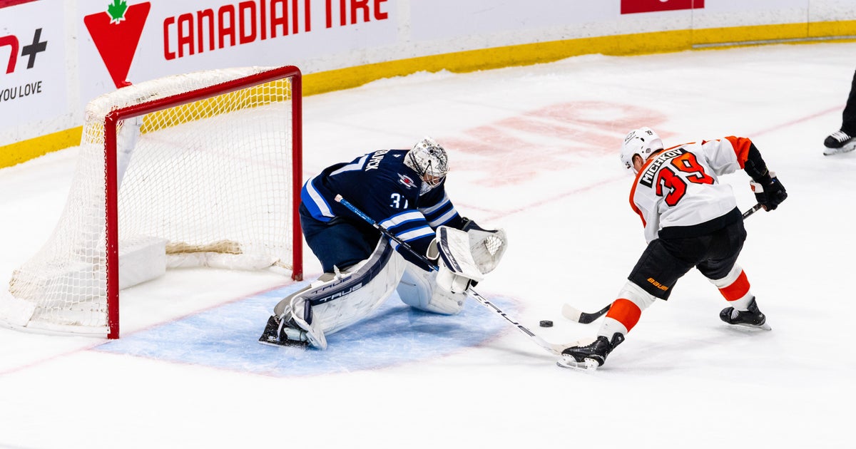 Rookie Matvei Michkov scores in shootout to lift Philadelphia Flyers to 2-1 win over Winnipeg Jets