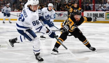 Nylander scores in overtime as Maple Leafs beat Penguins 6-5 for 5th straight win