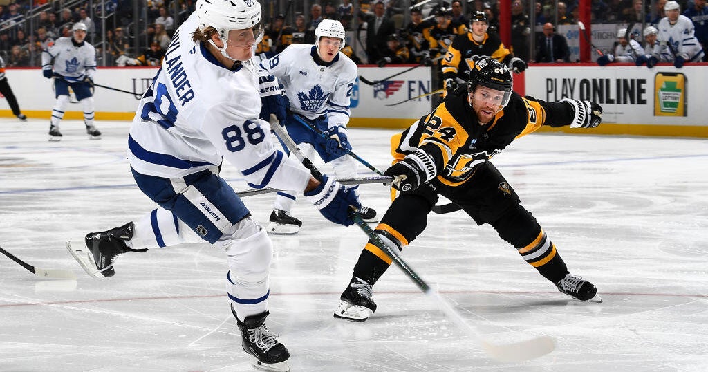 Nylander scores in overtime as Maple Leafs beat Penguins 6-5 for 5th straight win