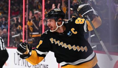 Sidney Crosby moves into 4th all-time in scoring with a single franchise