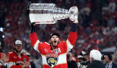 Florida Panthers’ Matthew Tkachuk on cover of NHL 26 video game