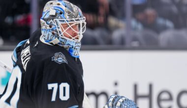 Karel Vejmelka got new Utah Mammoth equipment. Here's how it was made.