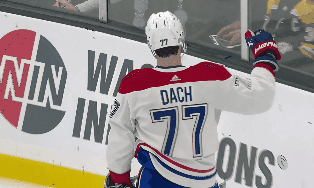 montreal canadiens forward kirby dach