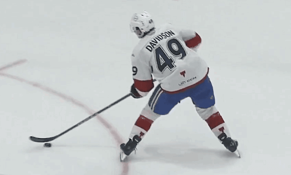 montreal canadiens prospect jared davidson