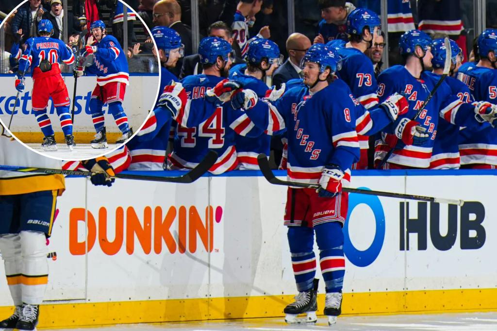 J.T. Miller propels Rangers to shutout win over Predators