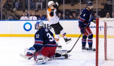 Rangers on brink of elimination after disastrous loss to Flyers