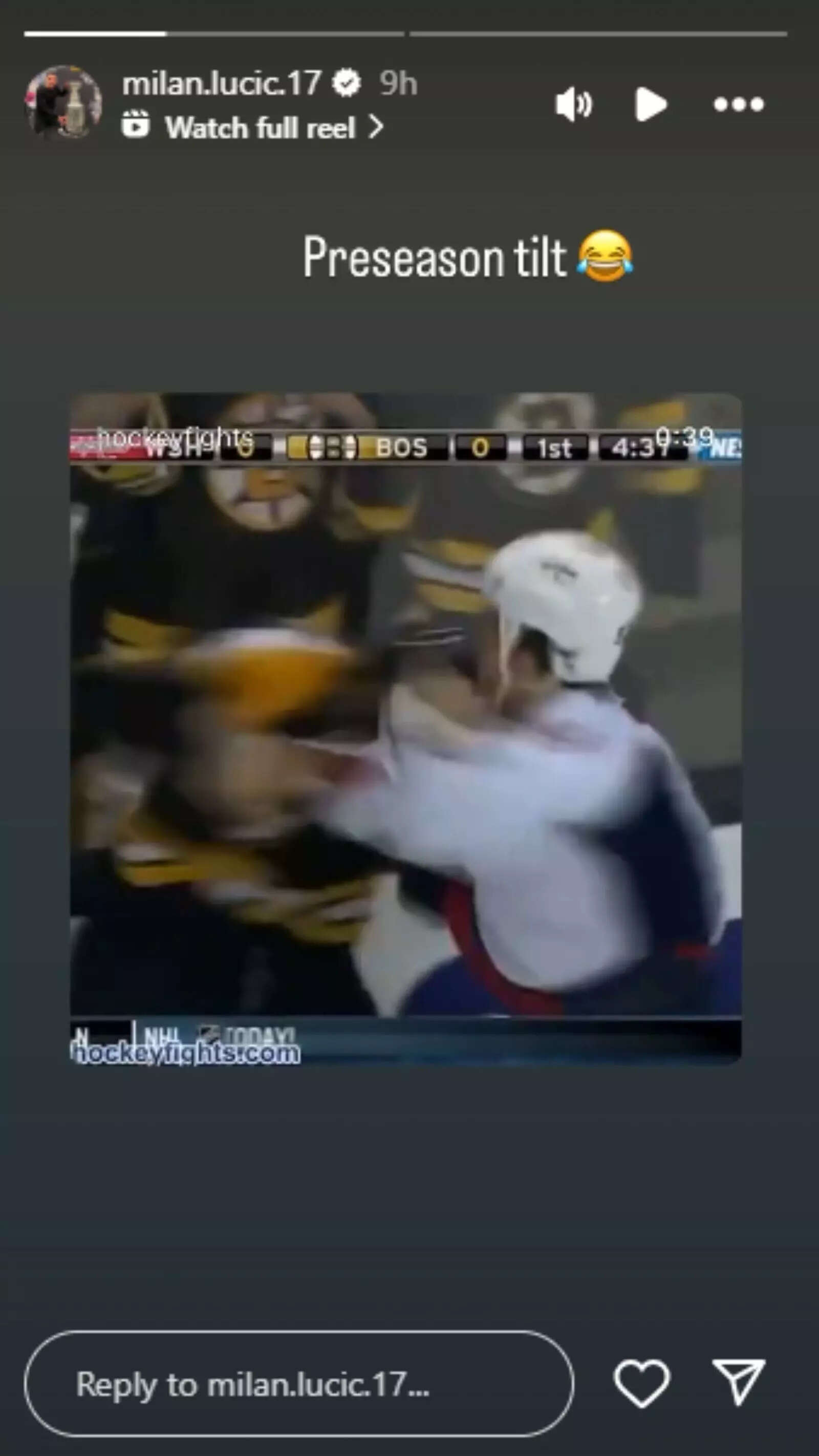 NHL-Milan Lucic calls 2013 fight with Joel Rechlicz a “Preseason tilt”