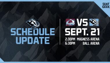 Utah Mammoth Announce Updates to 2025 Preseason Schedule