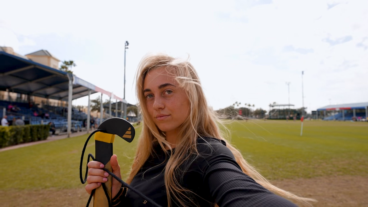 Boston College NIL icon Pia Serowik hosts field hockey practice at U-32