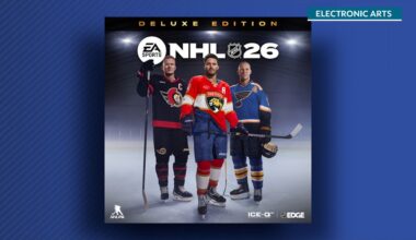 The deluxe edition of NHL 26 cover
