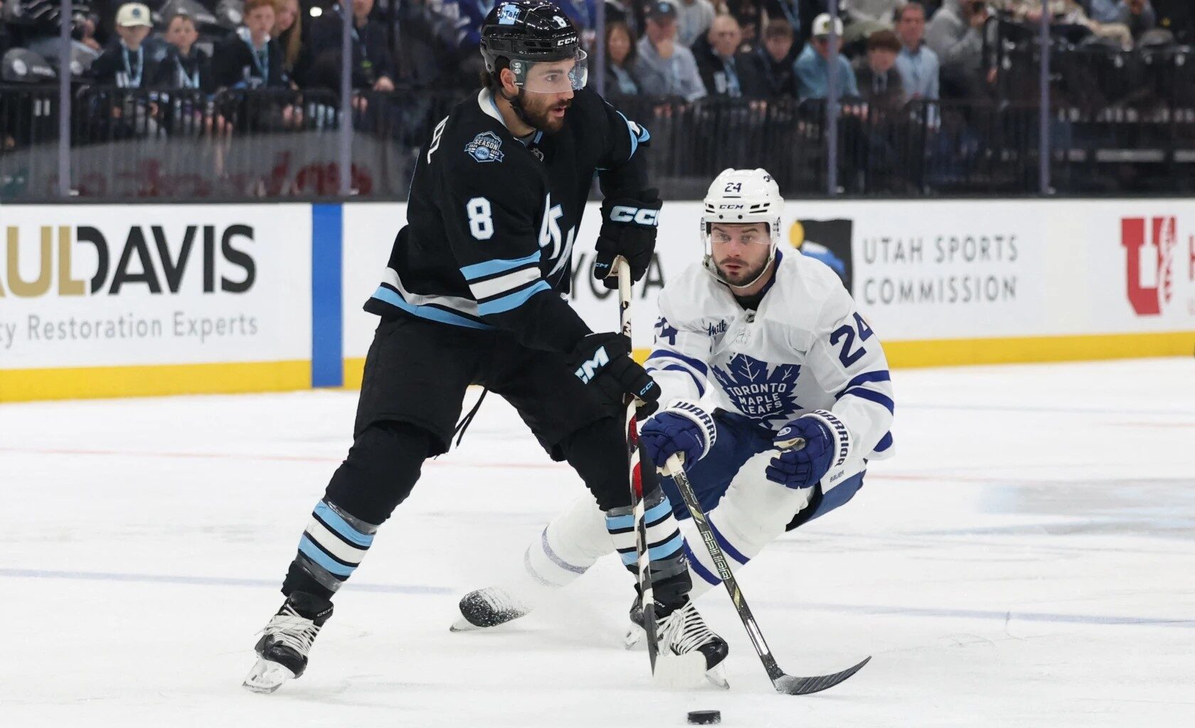 Scott Laughton, Maple Leafs vs. Utah