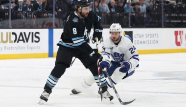 Scott Laughton, Maple Leafs vs. Utah